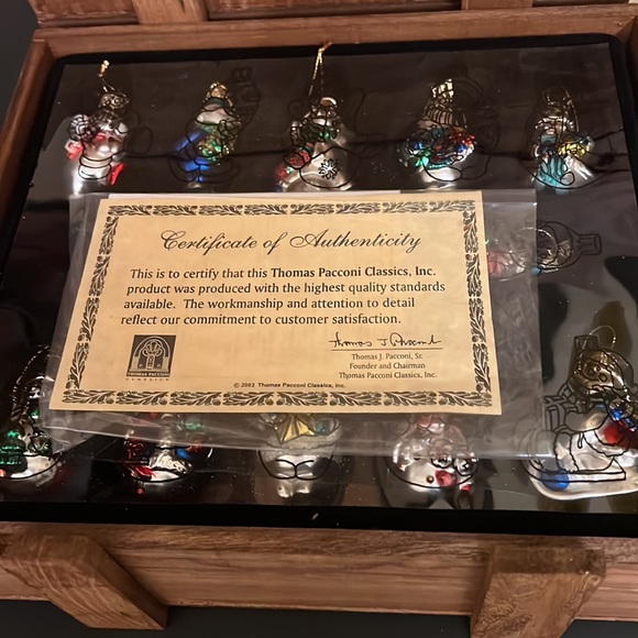 Thomas Puccini Classics Ornaments 2002 with certificate of Authenticity - Picture 2 of 8